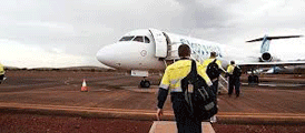 air chartering service for the mining sector in Guinea