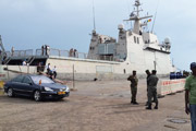 ESPS RAYO - official reception in Conakry port